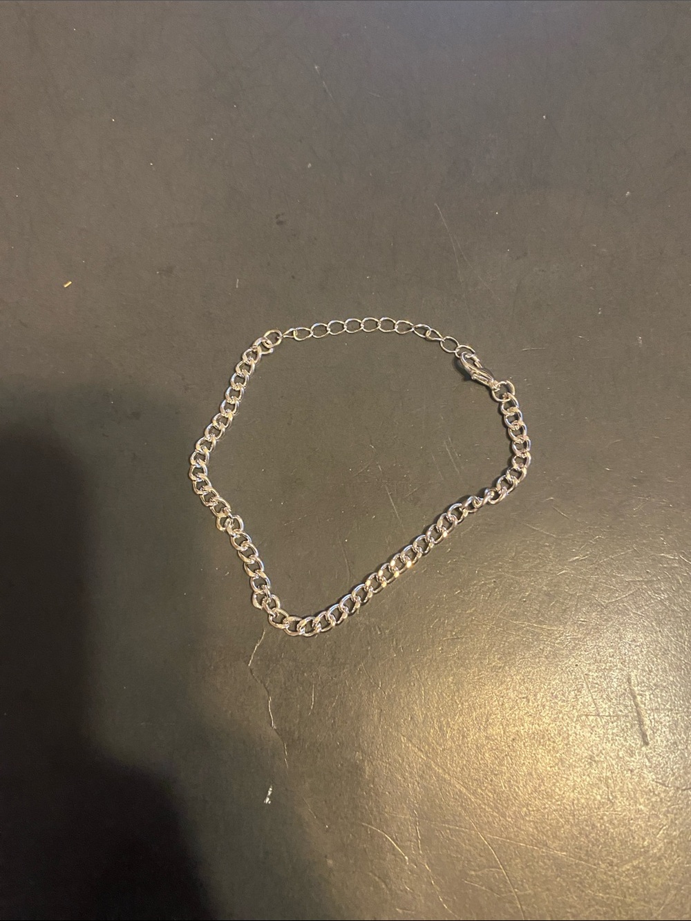 Simple Silver Chain Bracelet